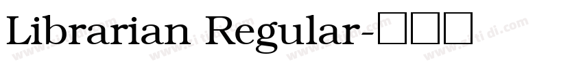 Librarian Regular字体转换